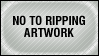 No to ripping artwork stamp