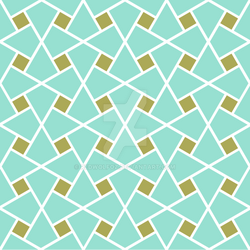 Geometric Pattern: Square Twist: Blue by redwolfoz