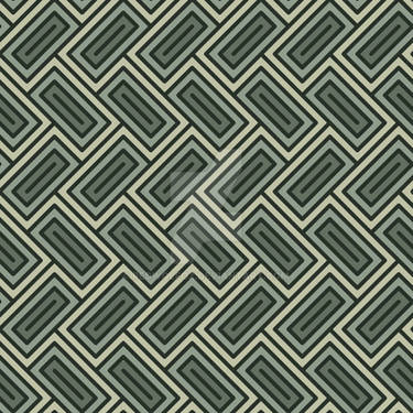 Geometric Pattern: Falling Rectangle: Forest