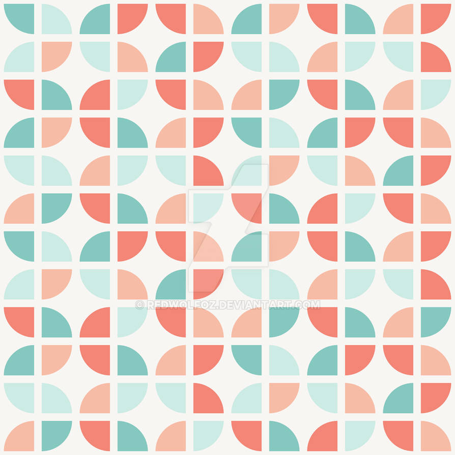 Quarterspherical Pattern Geometric Pattern: Quarter Circle: Summer by redwolfoz on DeviantArt