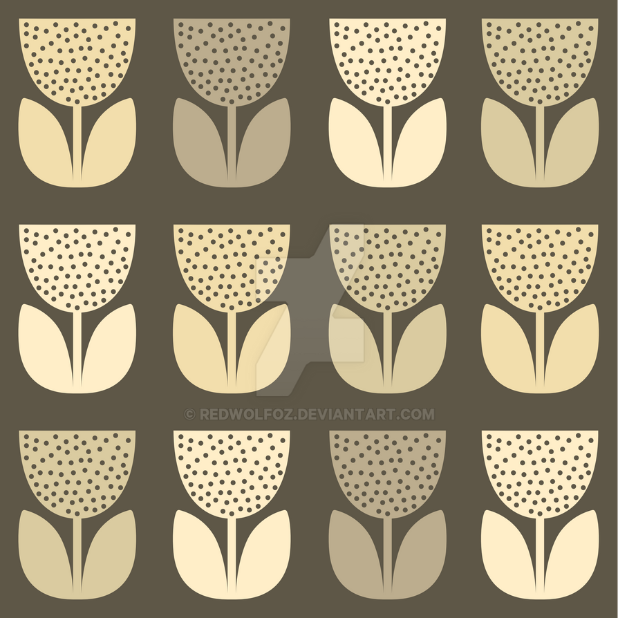 Poppy Pattern Geometric Geometric Pattern: Poppy: Dark Brown by redwolfoz on DeviantArt