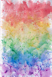 Spectrum splatter doodle