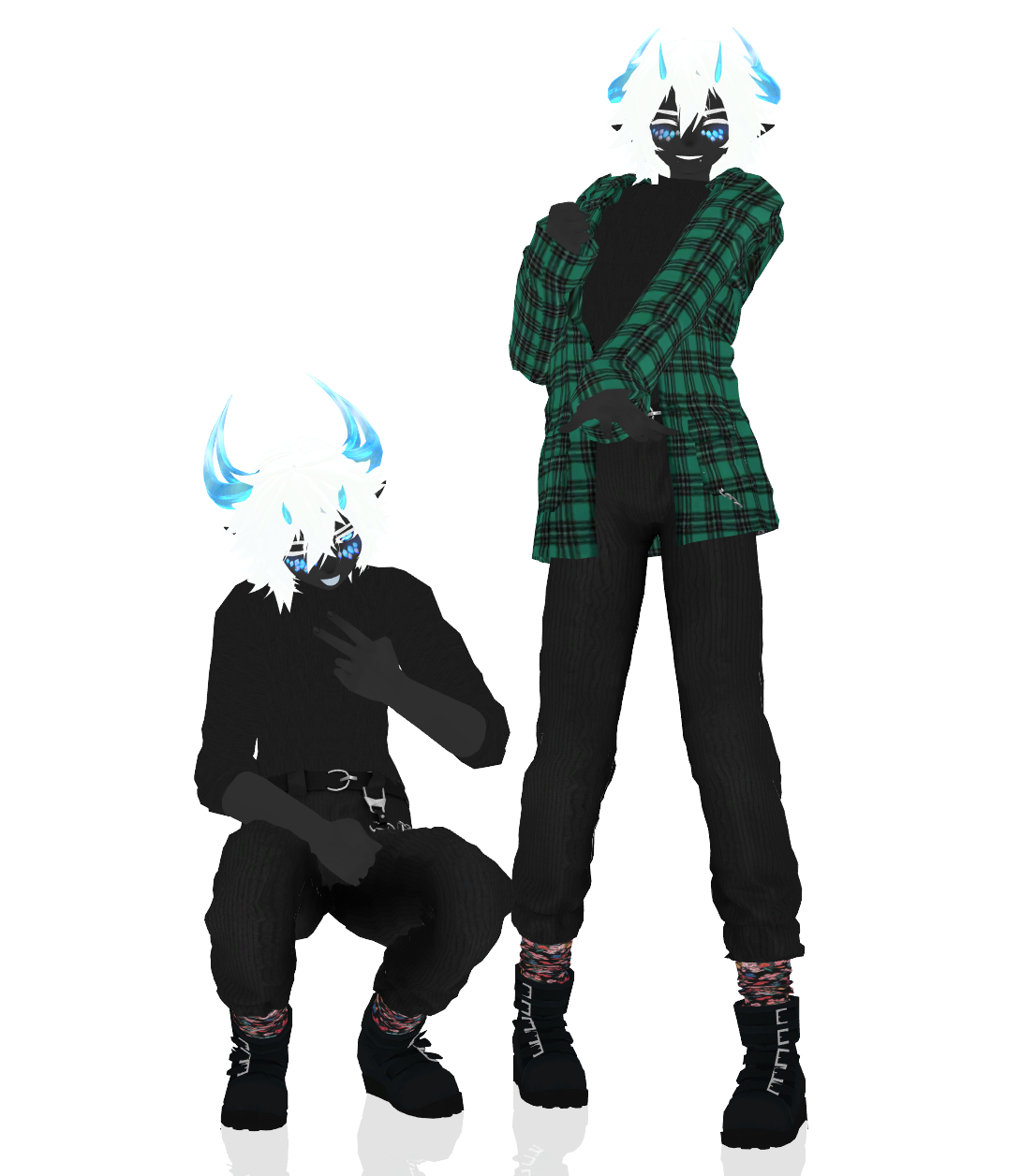 MMD|Azazel| His new main outfit by WolfenMallows on DeviantArt