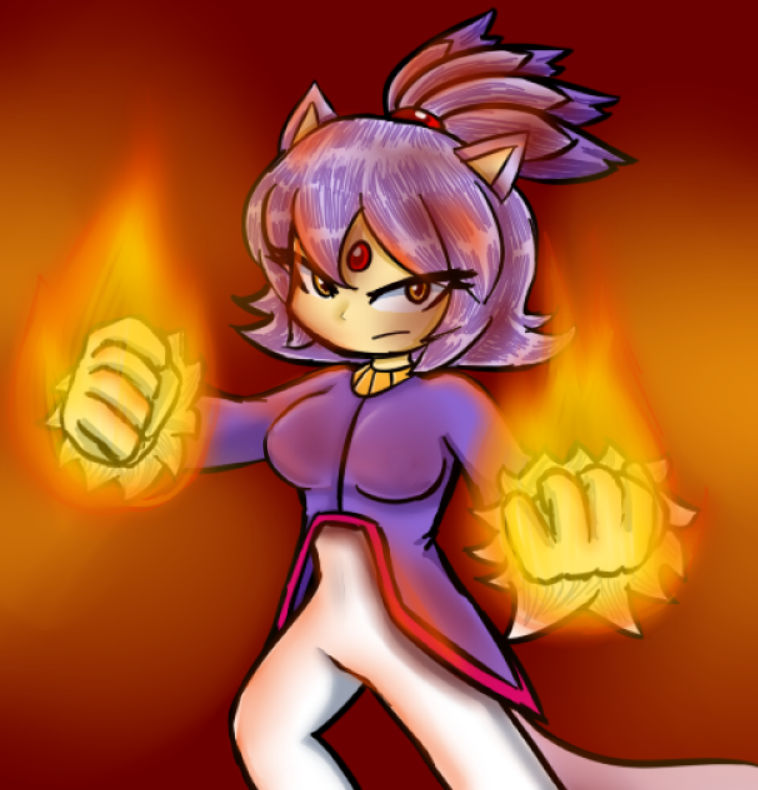 Blaze Keyed Deviantart Blaze by TheSilentDrawer on DeviantArt