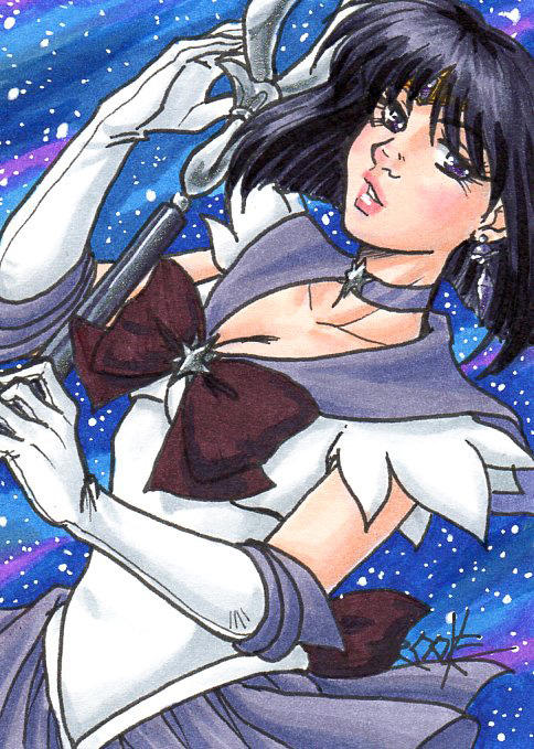 ACEO #235 - Sailor Saturn