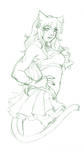 CA Sketch - Mau by SailorAlcyone