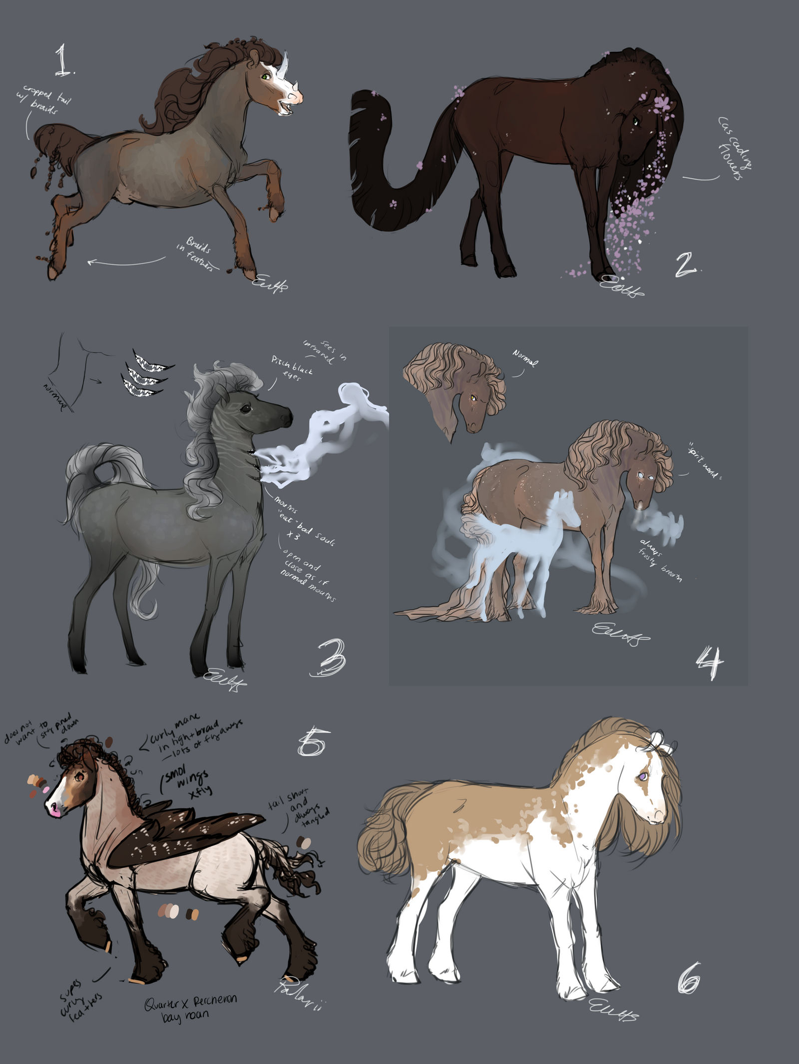 new years adoptables! 4/6 OPEN by empluvie