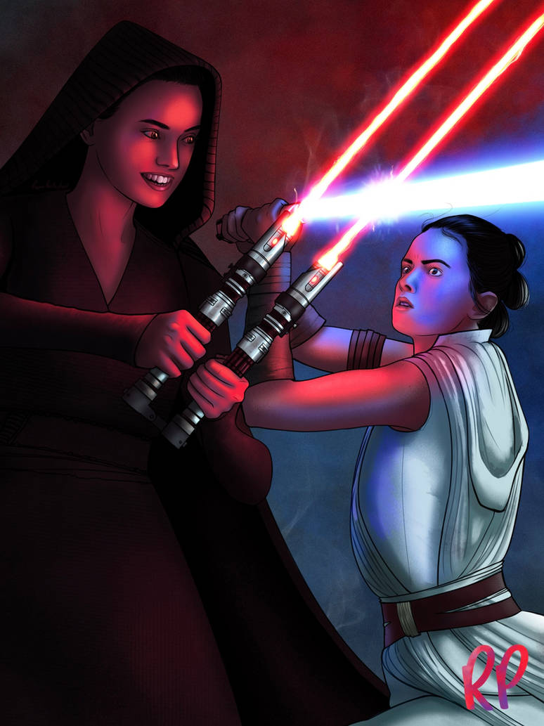 Rey vs. Rey by RabidDog008 on DeviantArt