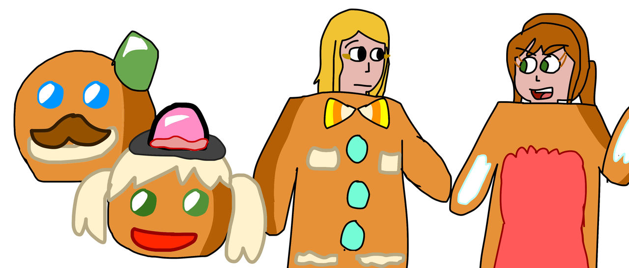 Gingerbread Gals by ArtworkofThinglet on DeviantArt