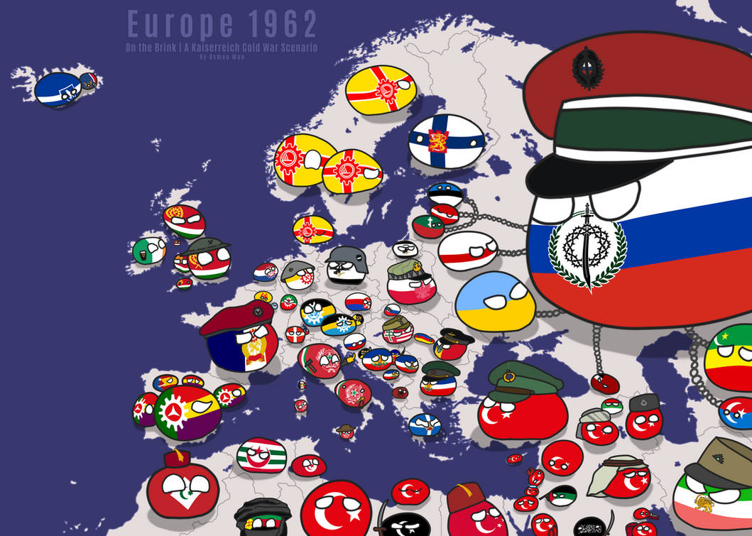 Countryball map of Kaiserreich Cold War by OsmanMan on DeviantArt