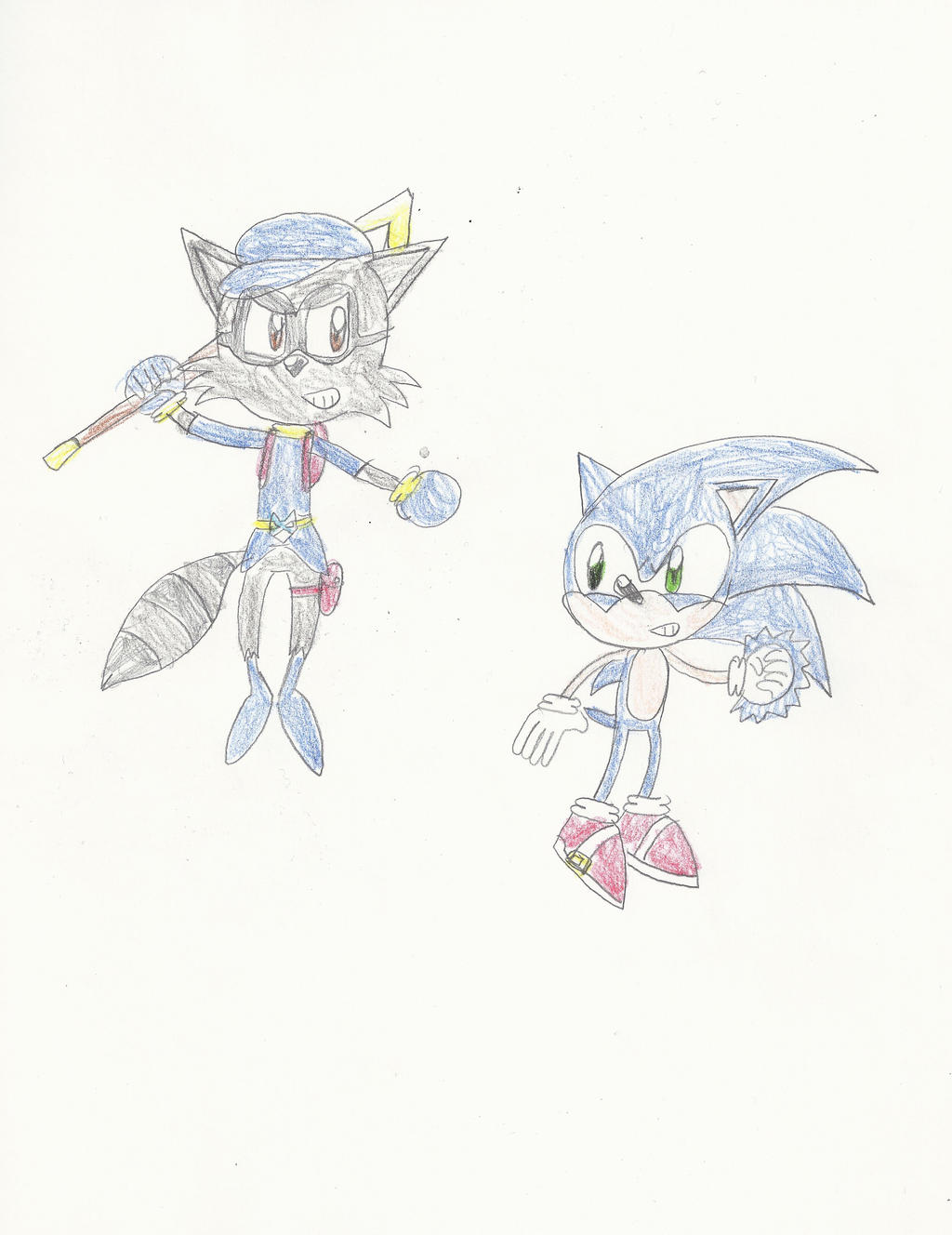 Sly Cooper VS Sonic