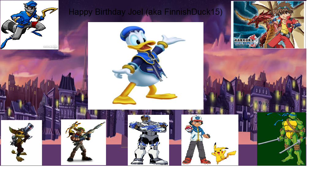 FinnishDuck15 Birthday Poster