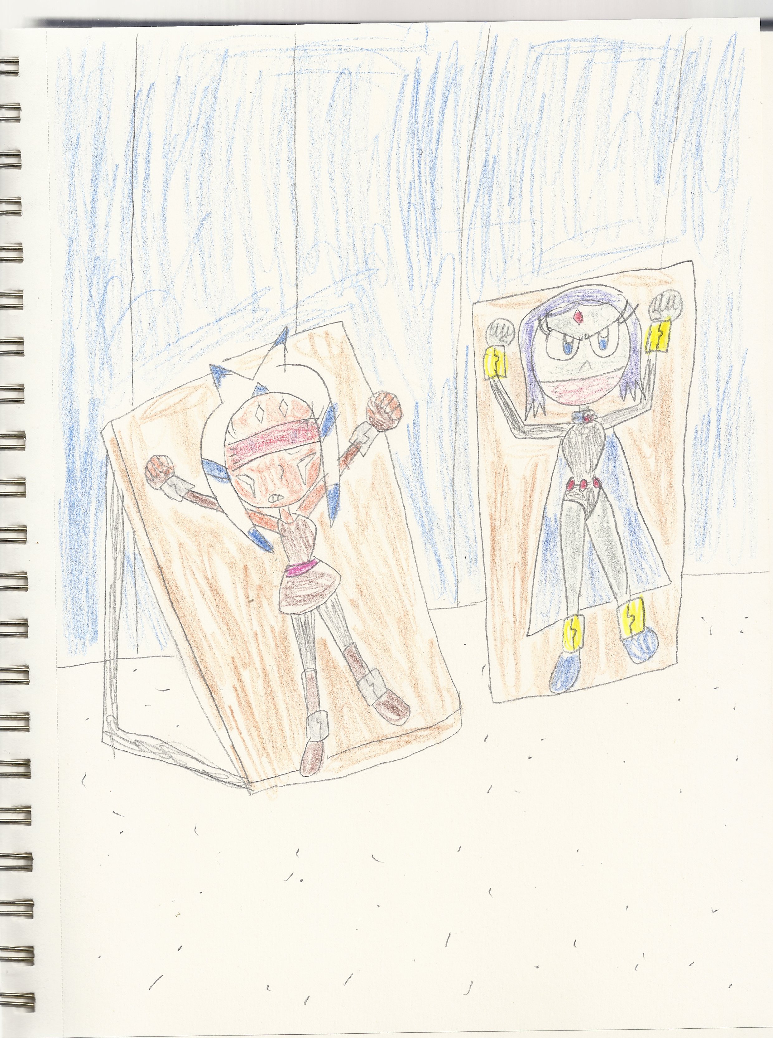 AT: Ahsoka and Raven captured by Erin-Gamer-90 on DeviantArt