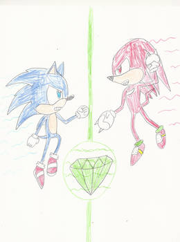 Sonic vs Knuckles (Movie version)