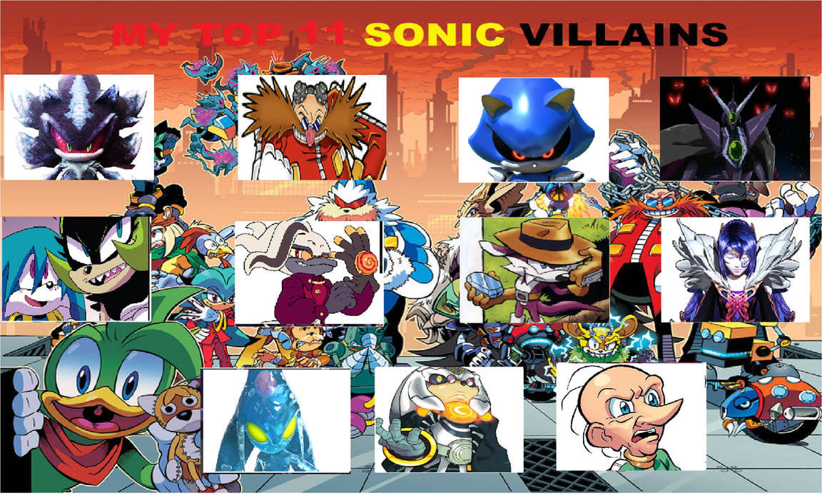 sonic the hedgehog 3's villain copies the same casting... Erin's Top 11 Fav Sonic Villains by Erin-Gamer-90 on DeviantArt