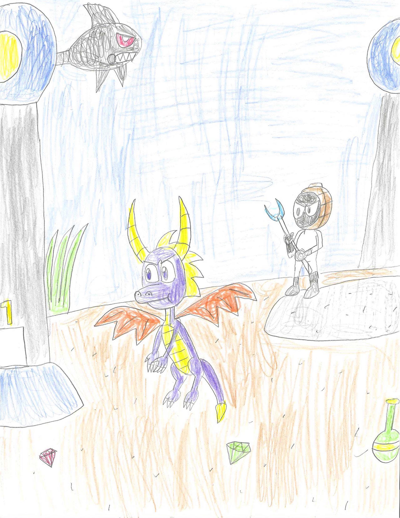 Spyro Aquaria Towers by ErinGamer90 on DeviantArt