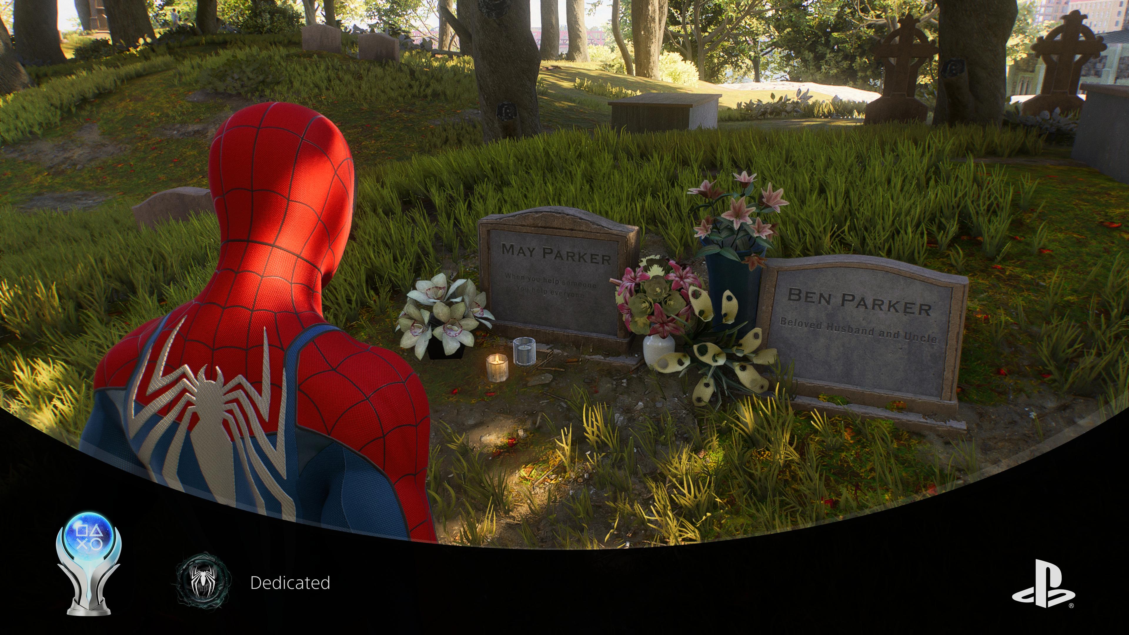 Where to find Aunt May's grave in Spider-Man 2