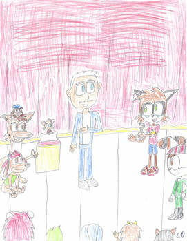 Rad and Ben at Don Bluth Meeting