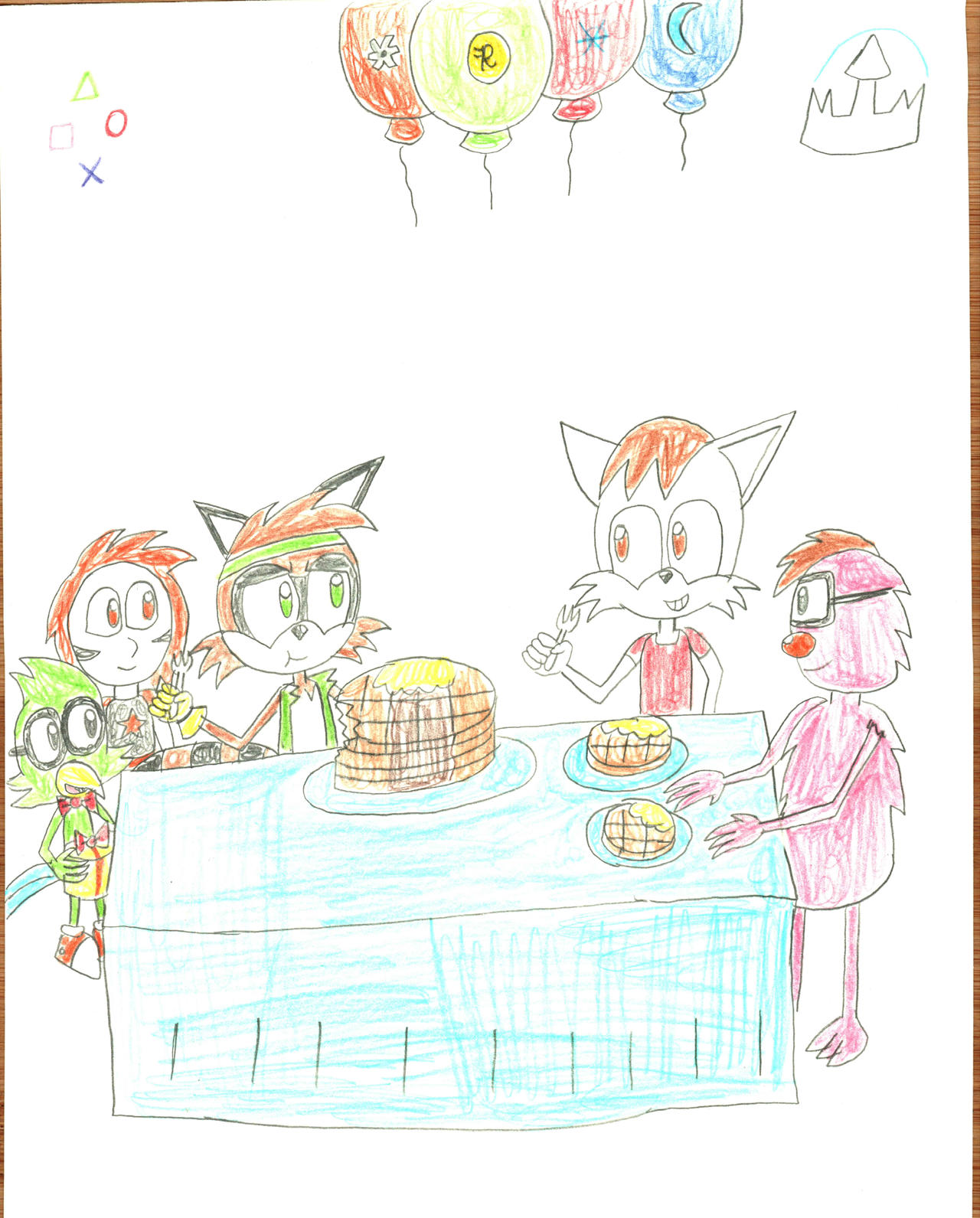 Rad's Birthday Breakfast with the Guys