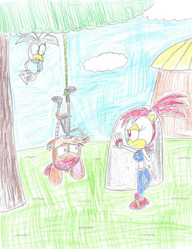 Crystal catches Sneak and Twitchy