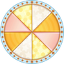 Spring premium prize wheel (PNG)