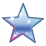 Star icon (platinum - PNG)