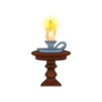 Bedside candle (PNG)