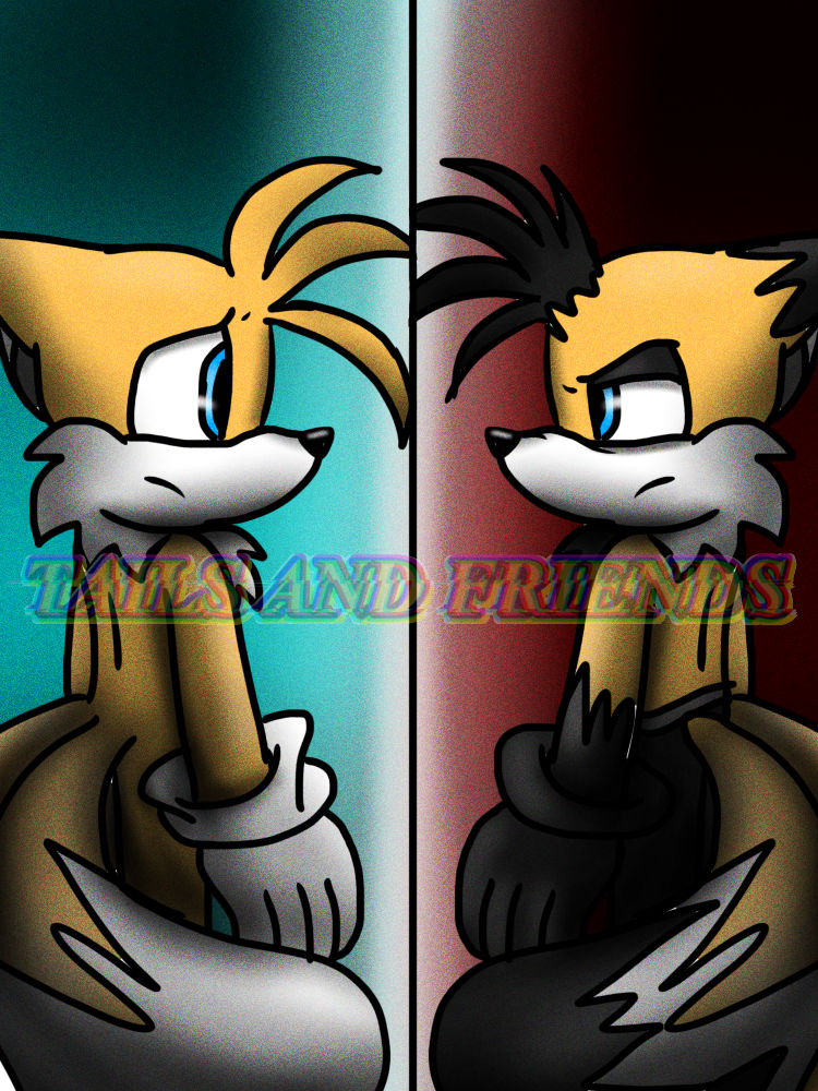 Evil Tails Deviantart Both Sides// Evil Tails by TailsTheFox41 on DeviantArt