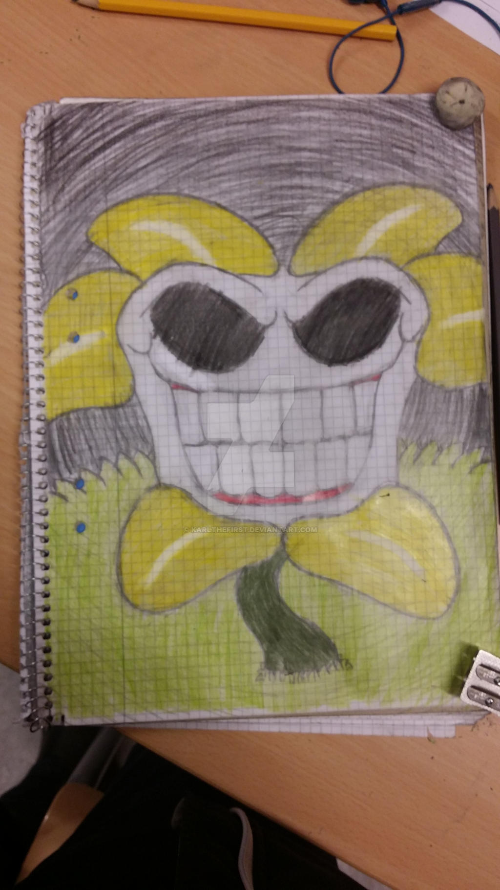 Flowey (full rage) by karlthefirst on DeviantArt
