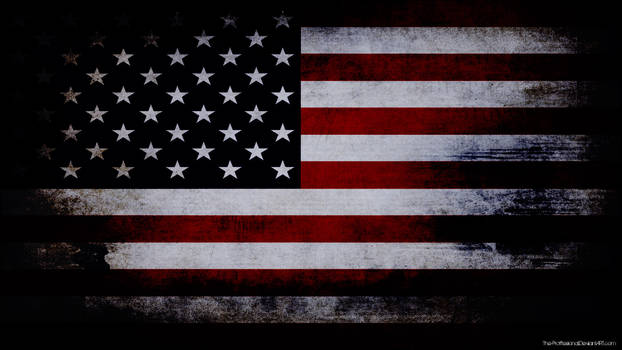 USA flag grunge wallpaper