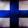 Finland grunge flag wallpaper