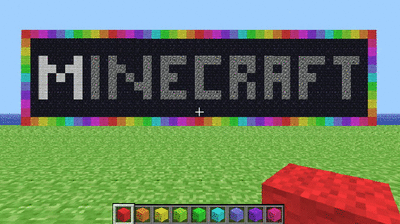 Minecraft Logo Banner Gif