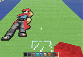 Minecraft Gaara Attack Gif