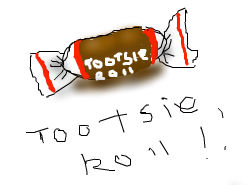 Tootsie roll/first tablet