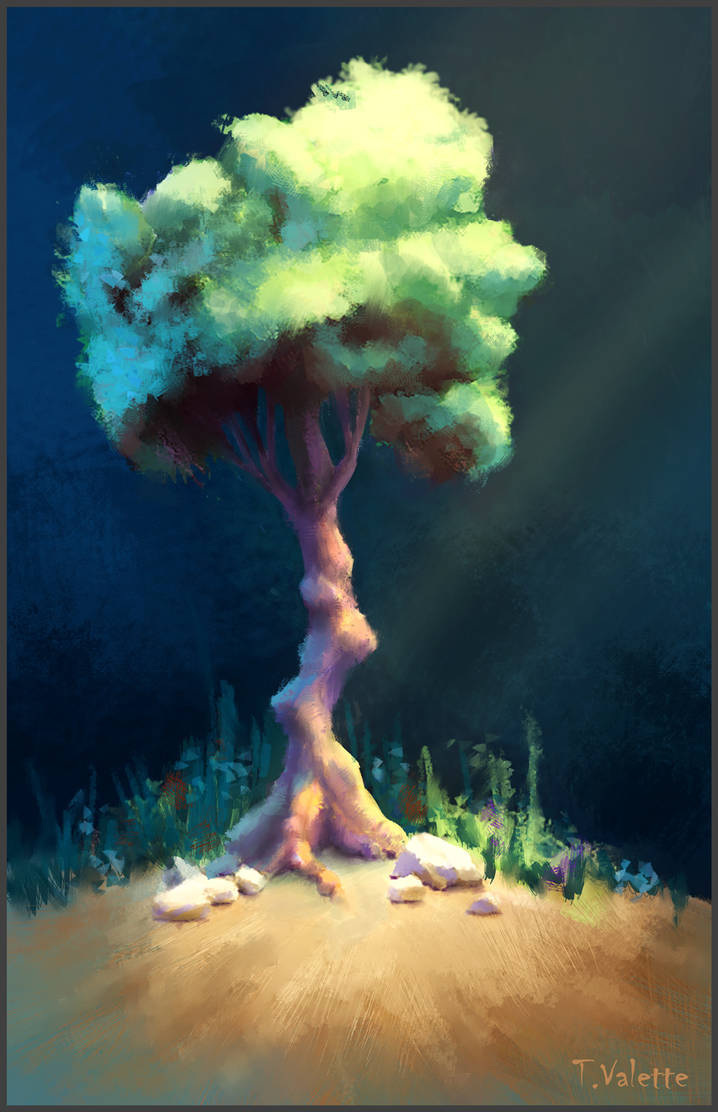 Fantasy tree by ThierryValette on DeviantArt