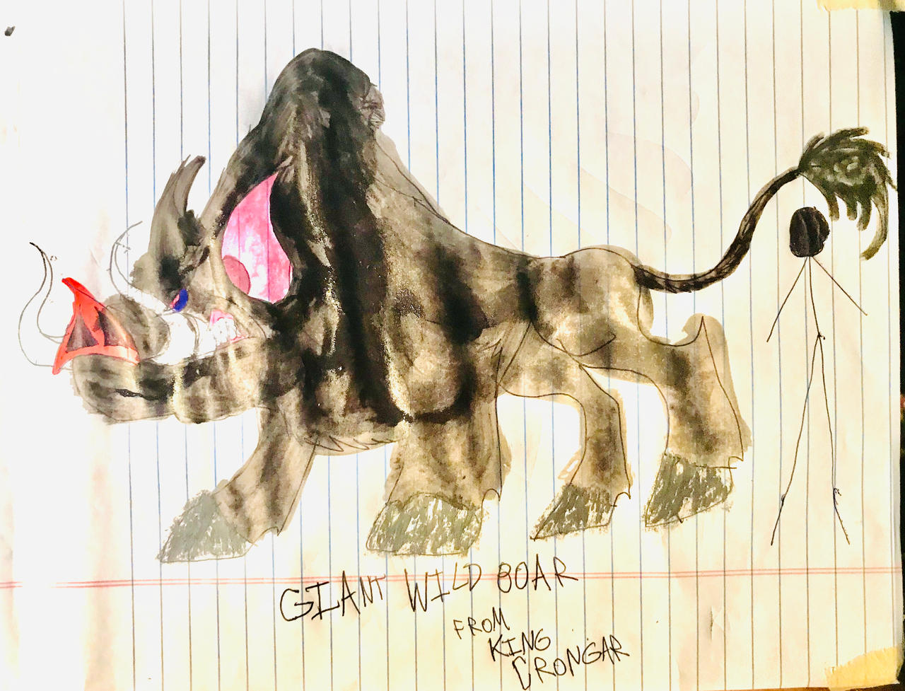 Boar Monkey Deviantart Giant wild boar by masonmdaythetrex on DeviantArt