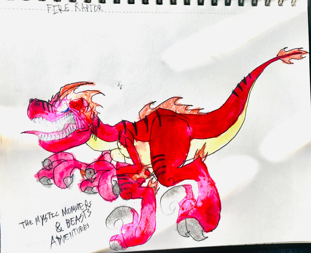 Fire Raptor by masonmdaythetrex on DeviantArt