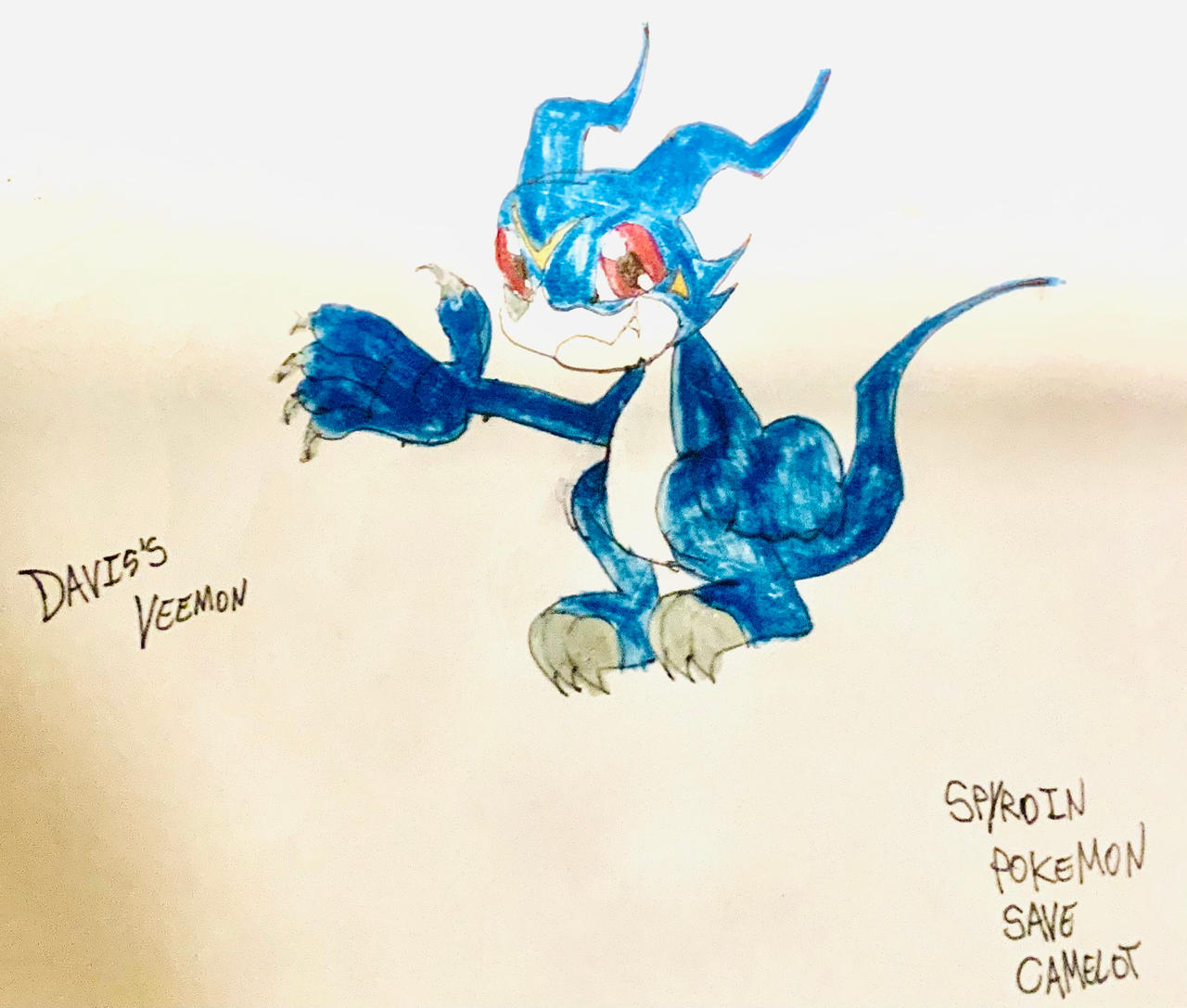 Veemon by masonmdaythetrex on DeviantArt