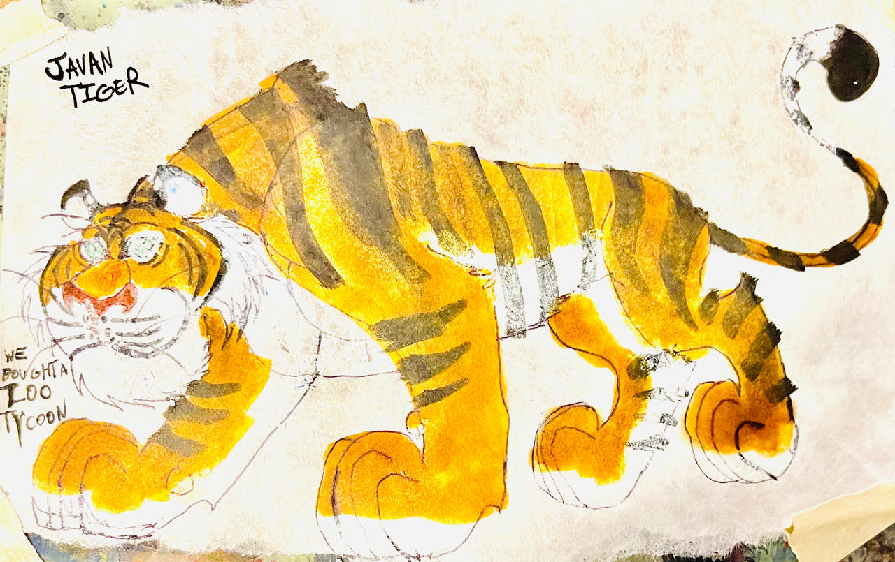 Javan Tiger by masonmdaythetrex on DeviantArt