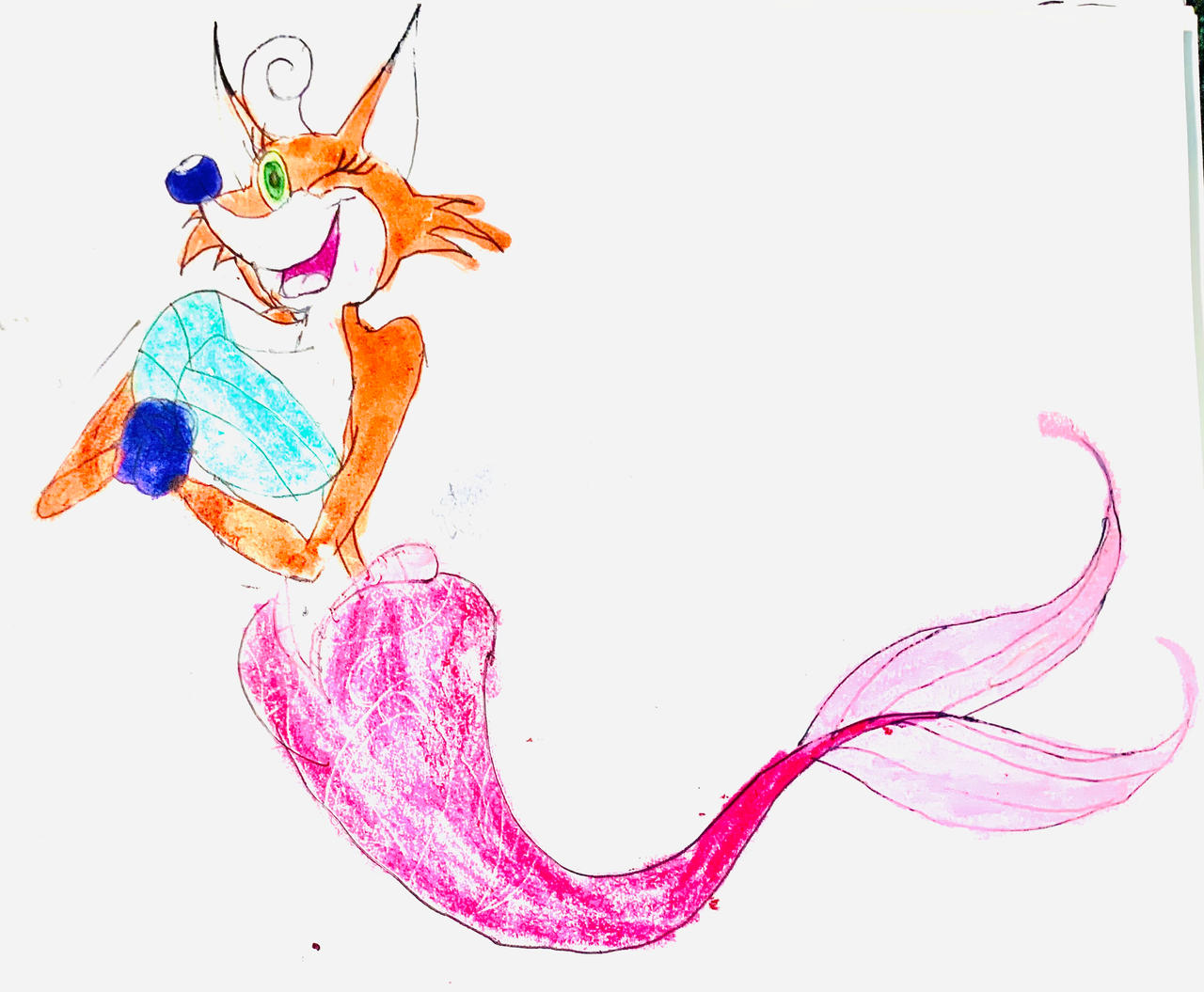 Fifi Fox Mermaid form by masonmdaythetrex on DeviantArt
