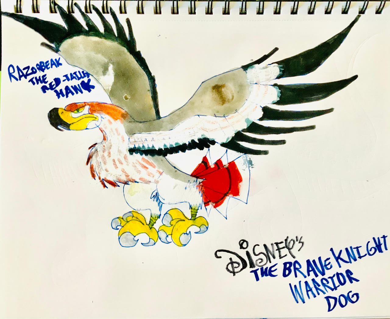 Razorbeak the Red Tailed Hawk by masonmdaythetrex on DeviantArt