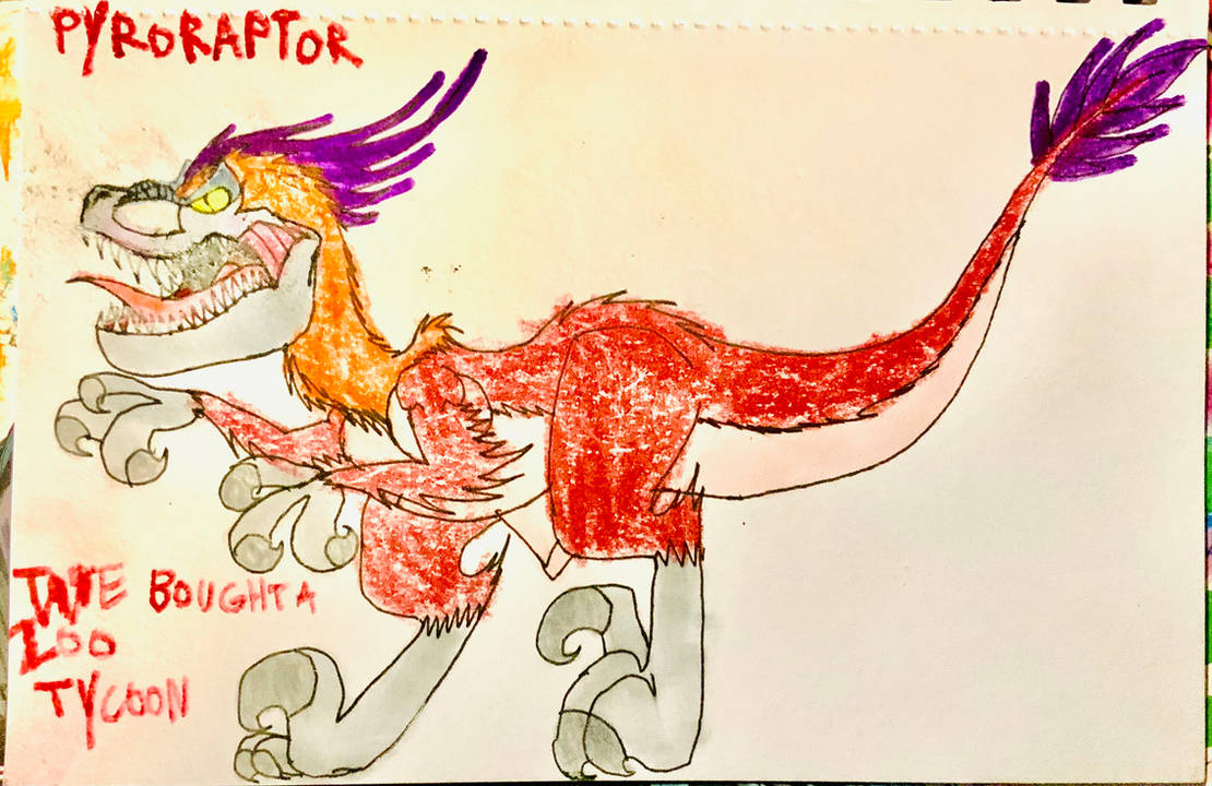 Pyro Raptor Outline PYRORAPTOR by masonmdaythetrex on DeviantArt