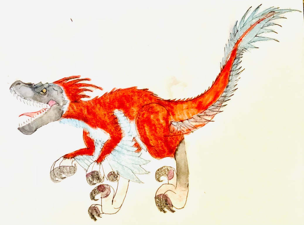 Pyro Raptor Outline Pyroraptor by masonmdaythetrex on DeviantArt
