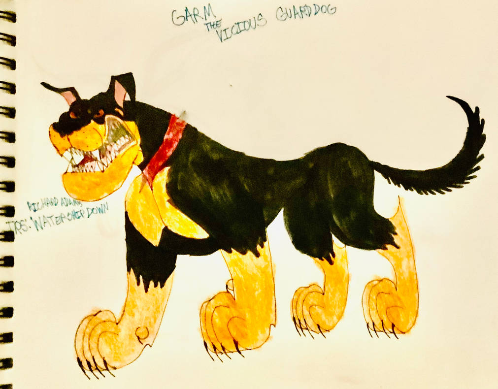 GARM THE VICIOUS GUARD DOG by masonmdaythetrex on DeviantArt