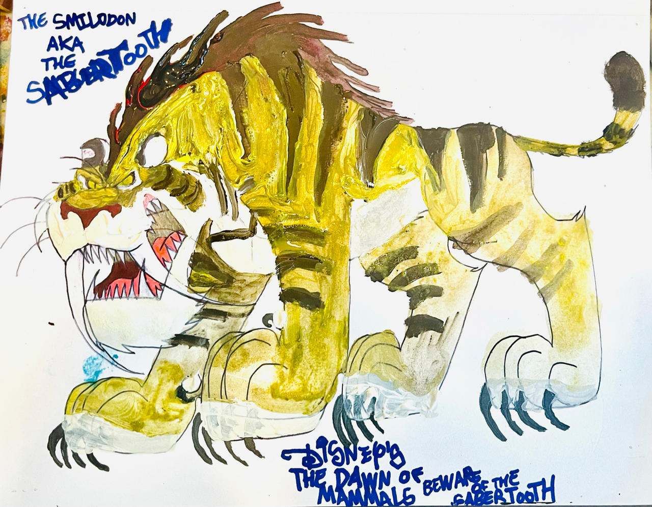 The Smilodon Aka The Sabertooth by masonmdaythetrex on DeviantArt