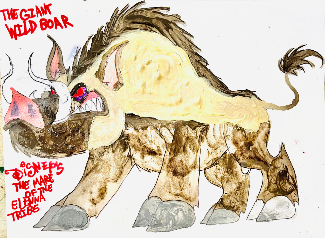 Boar Monkey Deviantart THE GIANT WILD BOAR by masonmdaythetrex on DeviantArt