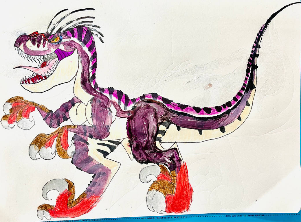 Male Isla Sorna Raptor by masonmdaythetrex on DeviantArt