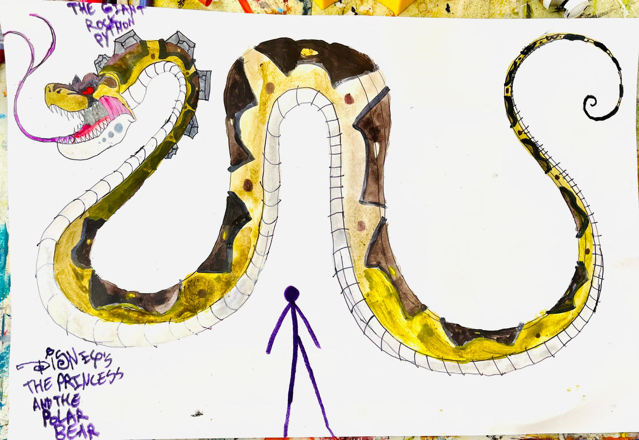 THE GIANT ROCK PYTHON by masonmdaythetrex on DeviantArt