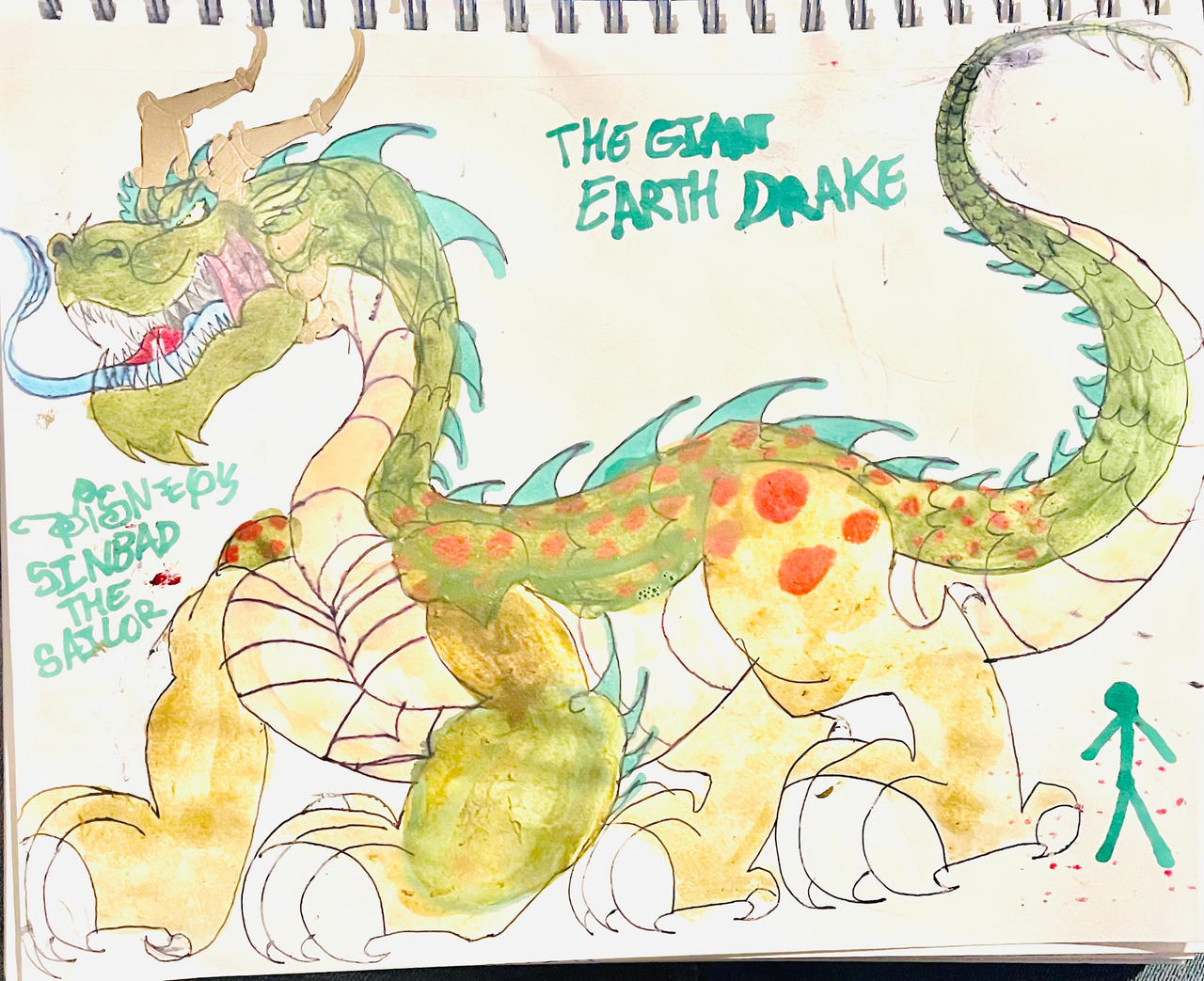 Lesser Earth Drake The Giant Earth Drake by masonmdaythetrex on DeviantArt