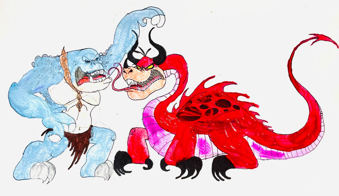 Lesser Earth Drake Rockian greater earth drake Vs Cave Troll by masonmdaythetrex on DeviantArt